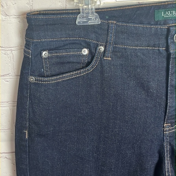 Lauren Ralph Lauren Mid Rise Straight Jeans - Picture 5 of 16